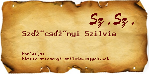 Szécsényi Szilvia névjegykártya
